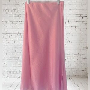 NWT Liv Los Angeles baby pink semi sheet 90s style skirt